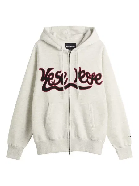 Bluza z kapturem Yeseyesee z autografem szara