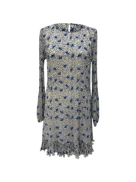 Rochie mini Maje cu imagine alb