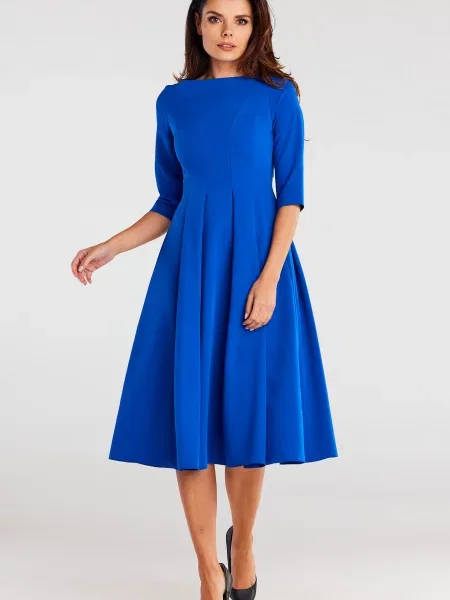 Rochie midi Awama albastru