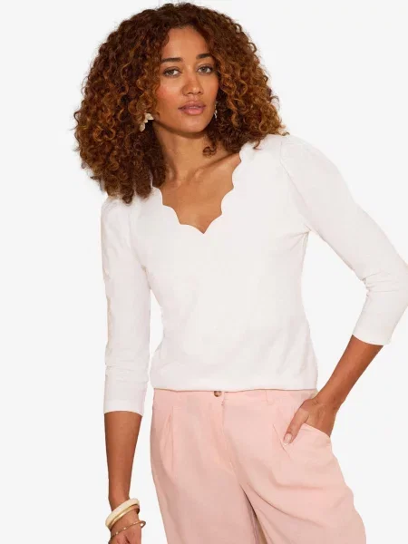 Love & roses Tricou deschis bej