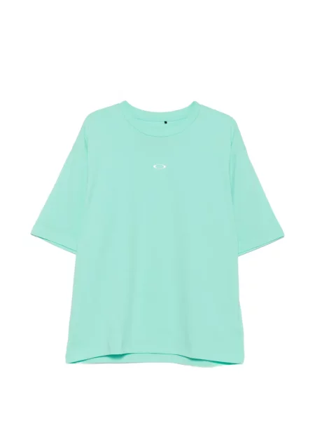 Tricou Oakley cu imagine cu decolteu rotund verde