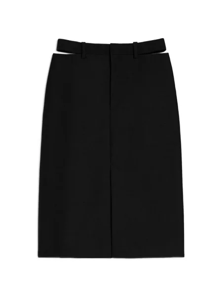 Fustă midi Jil Sander negru