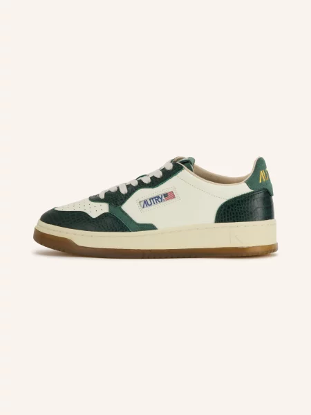 Autry Sneakersy Medalist Low Cz režná / tmavě zelená