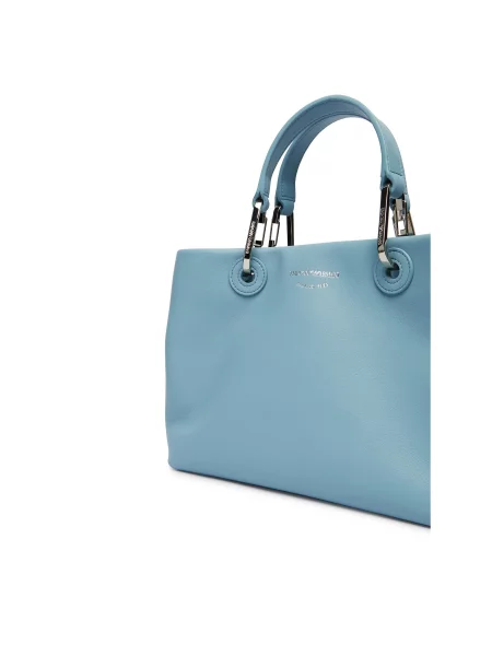 Kabelka Emporio Armani modrá