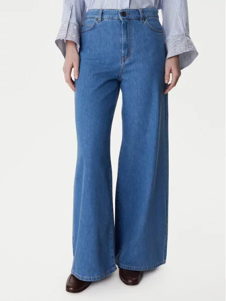 Weekend Max Mara Дънки Vega Wide Leg син