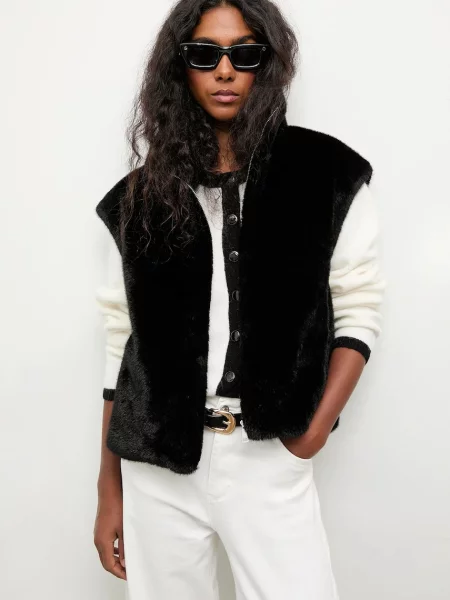 Vestă Answear.lab negru