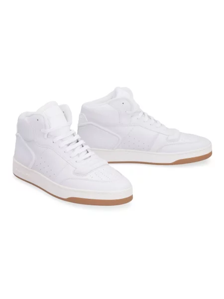 Sneakersy Saint Laurent skórzane białe