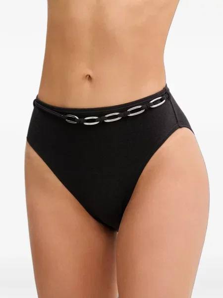 Pantofi cu toc Michael Michael Kors din piele de căprioară cu imagine cu decolteu în V negru