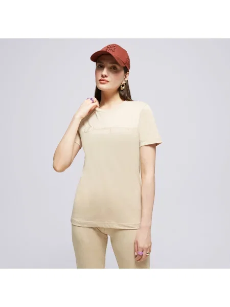 Champion T-Shirt Crewneck T-Shirt beżowa