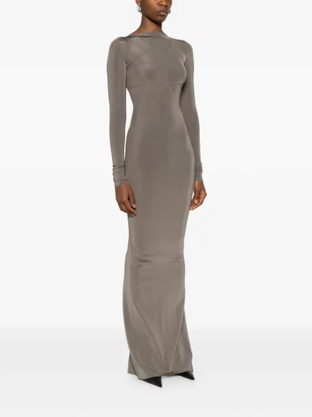 Rochie maxi Rick Owens de costum gri