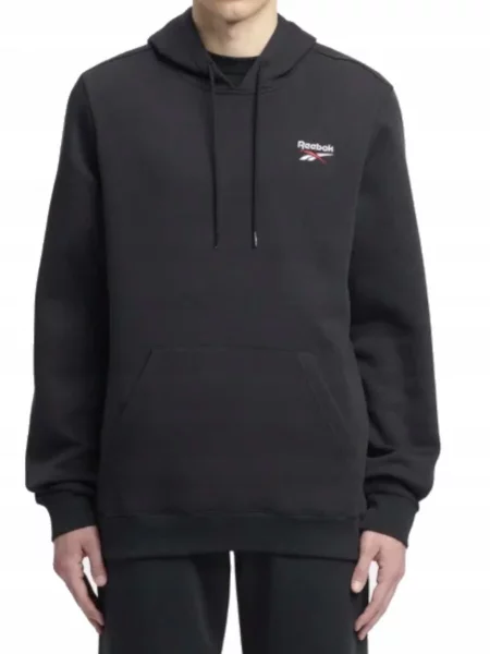 Bluza Reebok Sportowa Z Kapturem czarna