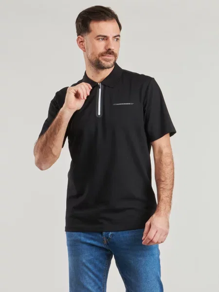 Polo majica Jack & Jones crna