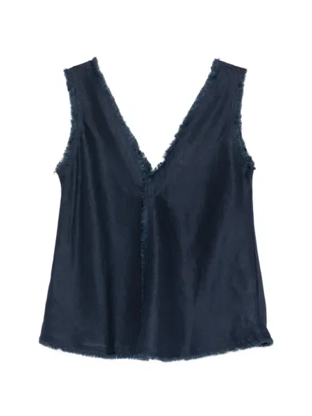 Bluză P.a.r.o.s.h. cu decolteu în V albastru