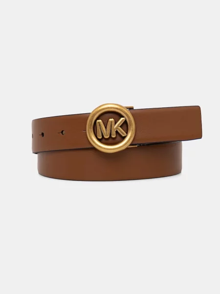 MICHAEL Michael Kors pásek dámský kožený hnědý