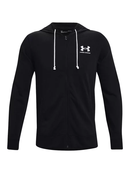 Froté mikina na zip Under Armour černá