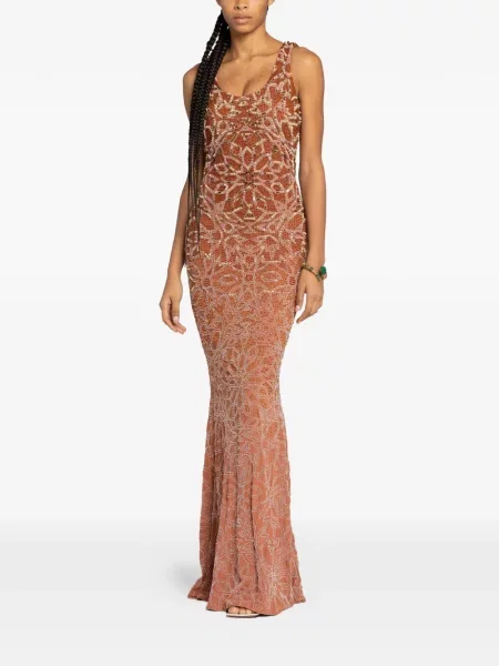 Rochie Roberto Cavalli cu paiete maro