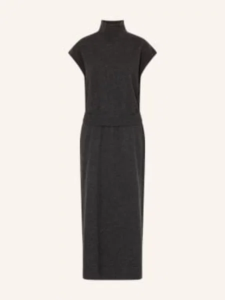 Cos Pletené Šaty tmavě šedá