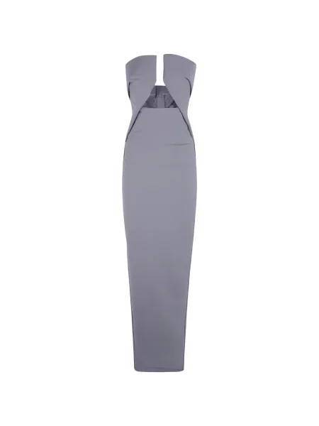 Rochie Rick Owens fără bretele gri