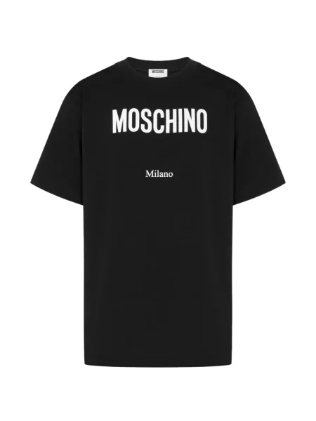 Tricou Moschino cu autograf negru