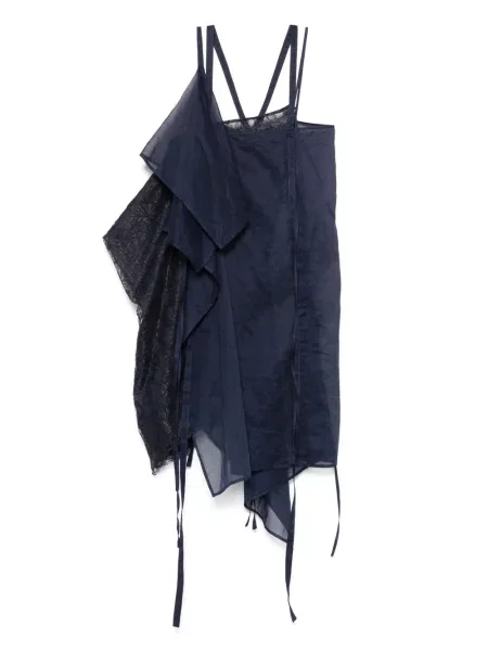 Rochie mini Yohji Yamamoto de costum albastru
