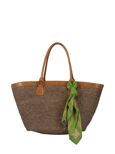 Geantă shopper Nick Fouquet maro
