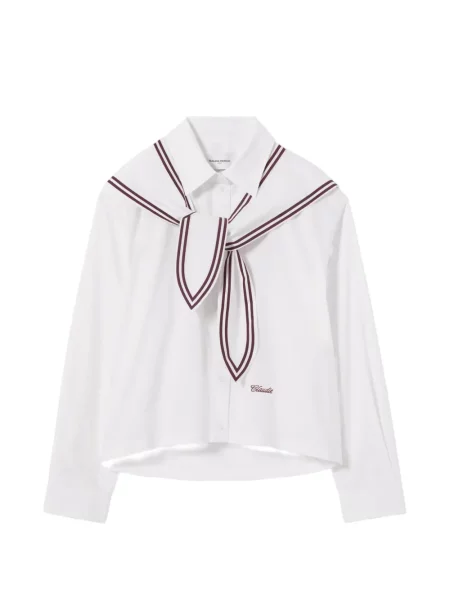 Cămașă Claudie Pierlot din poplin alb