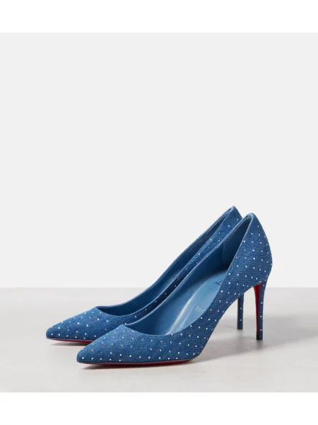 Pantofi cu toc Christian Louboutin albastru