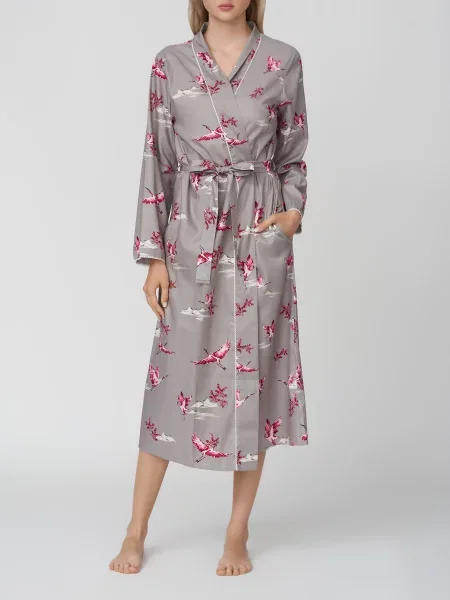 Халат Nora Rose сірий