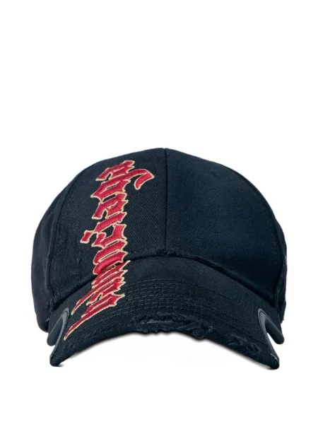 Șapcă Balenciaga cu broderie negru