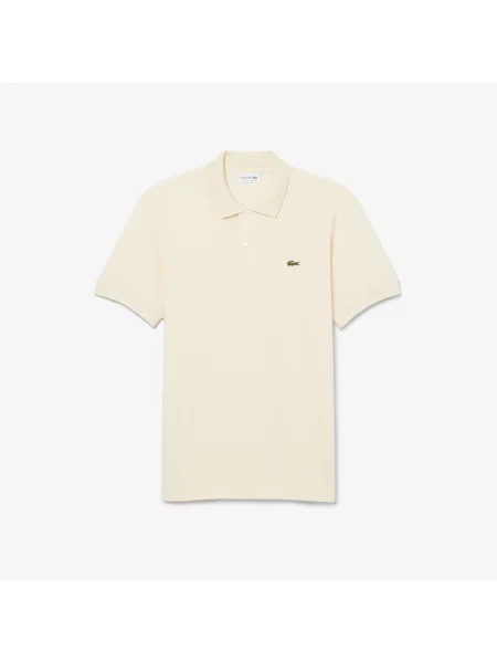 Классическое поло Lacoste бежевое