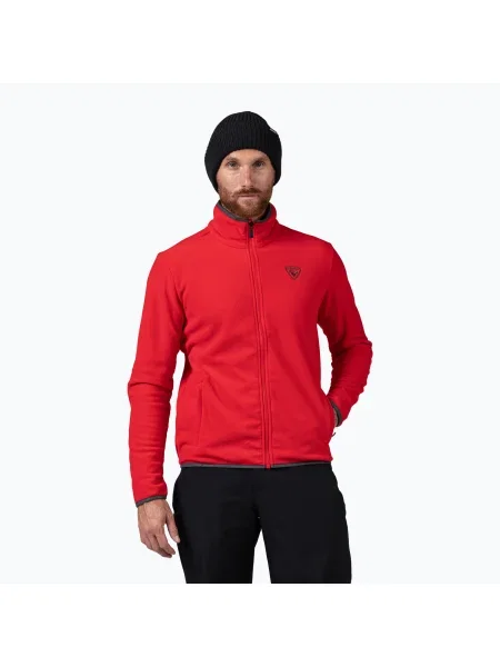 Hanorac din fleece Rossignol din fleece roșu