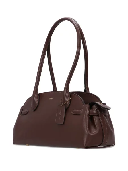 Geanta de piele Coach din piele maro