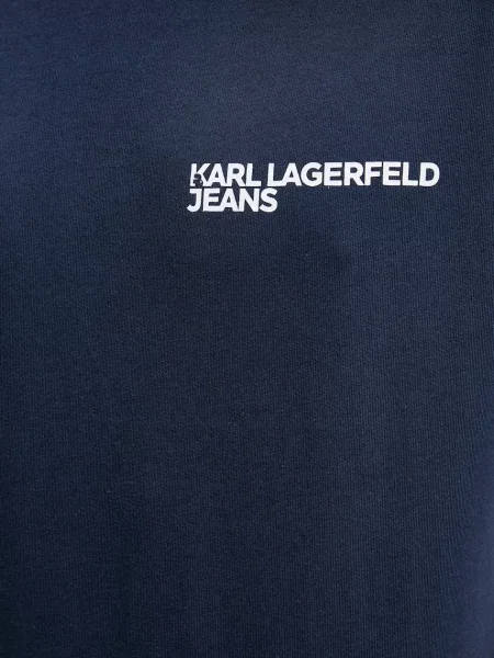 Футболка Karl Lagerfeld Jeans з принтом білий