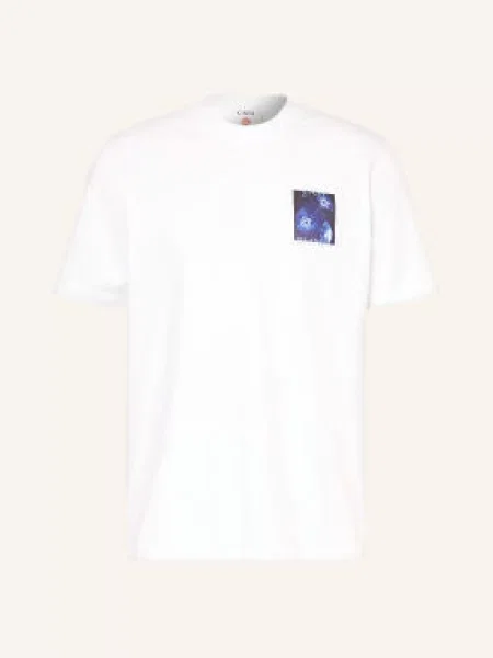 Casablanca T-Shirt weiss biała