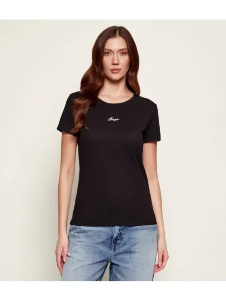 BOSS ORANGE Tricou C_Elove_embro | negru