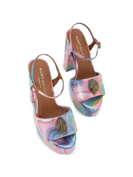 Platform talpú szandál Kurt Geiger London rózsaszín