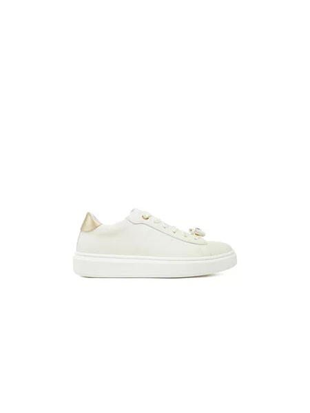 Calvin Klein Jeans Sneakersy Low Cut Lace-Up Sneaker S bílá
