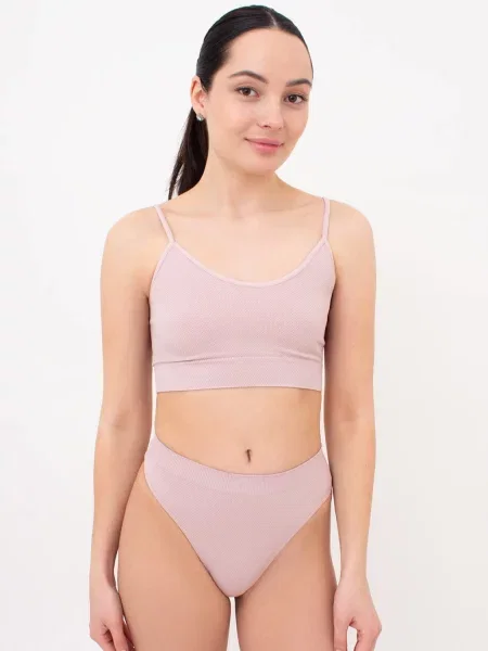 Топ Giulia из микрофибры розовый