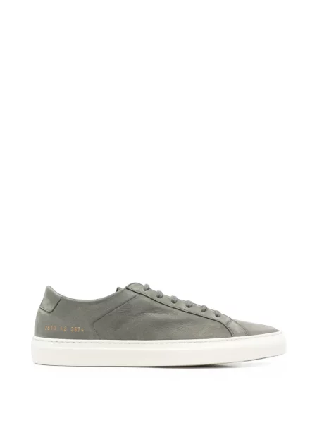 Sneakerși Common Projects din piele gri