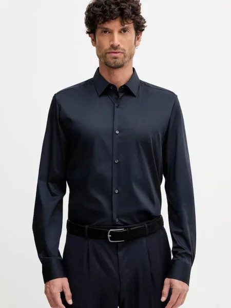 Joop! cămașă bleumarin cu guler clasic slim