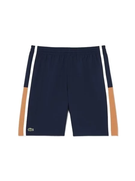Pantaloni Lacoste albastru