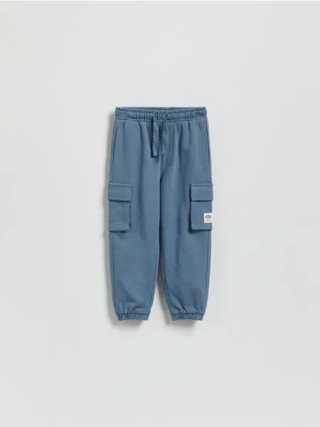 Брюки карго Reserved синие