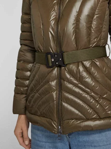 Kurtka pikowana ze stójką Blauer khaki