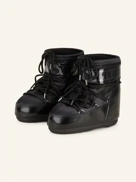 Moon Boot Moon Boots Icon Low Glance černá
