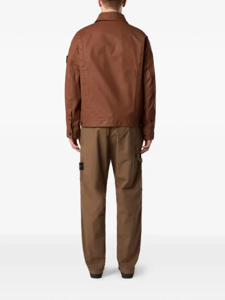 Geacă Stone Island cu strasuri maro