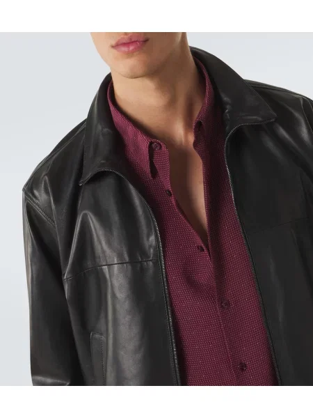 Geanta de piele Saint Laurent negru