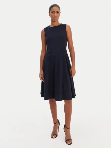 LAUREN RALPH LAUREN Cocktail obleka Mornarsko modra