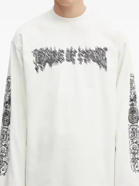 Дълго тениска Vetements с принт