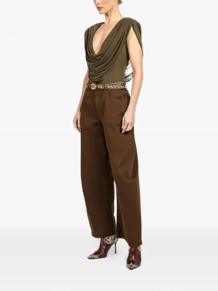 Bodi Ronny Kobo s draperijom zelena