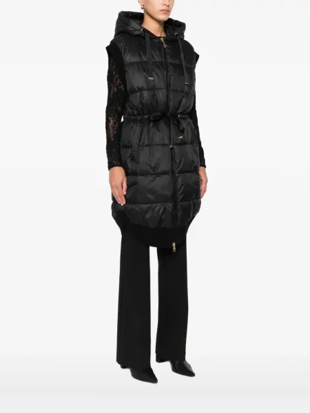 Kamizelka Twinset z kapturem czarna